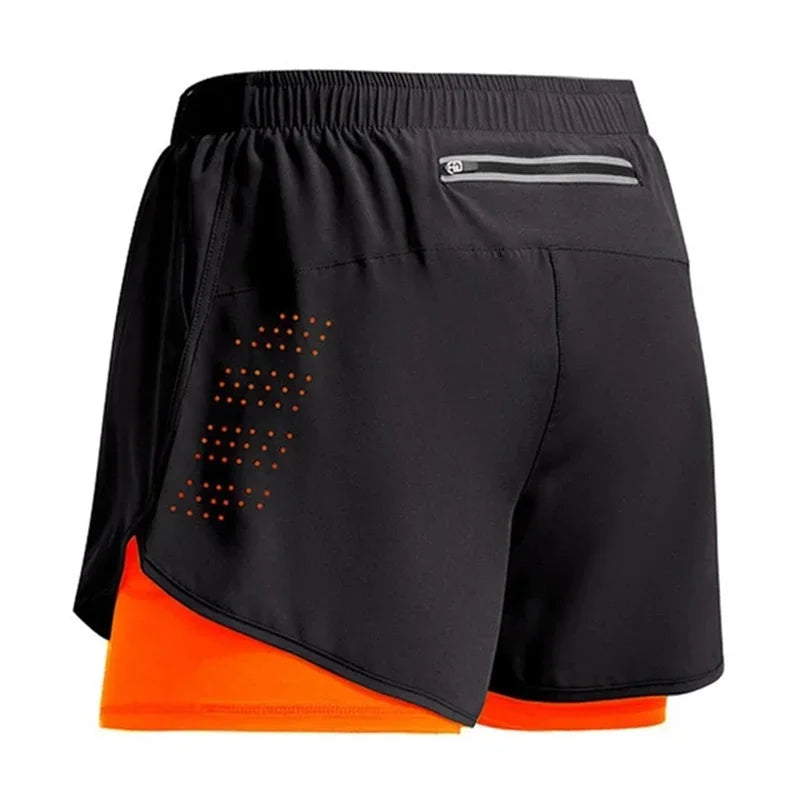 Men's 2 in 1 Quick Dry Training Shorts