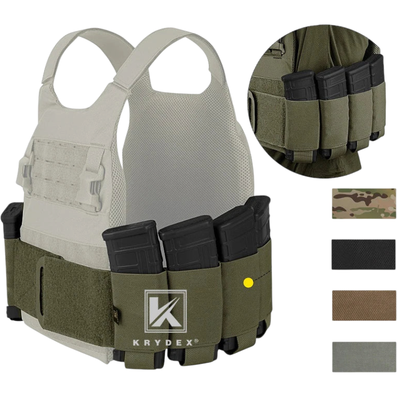 KRYDEX Elastic Cummerbund — 4 AR Mag Pouches (2pc Set) | clean product image | shopify:0 | bg-removed:store:800:shopify:0