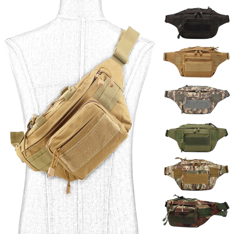 Men's Nylon Waist Pack - Hiking Belt Bag | clean product image | shopify:0 | bg-removed:store:800:shopify:0