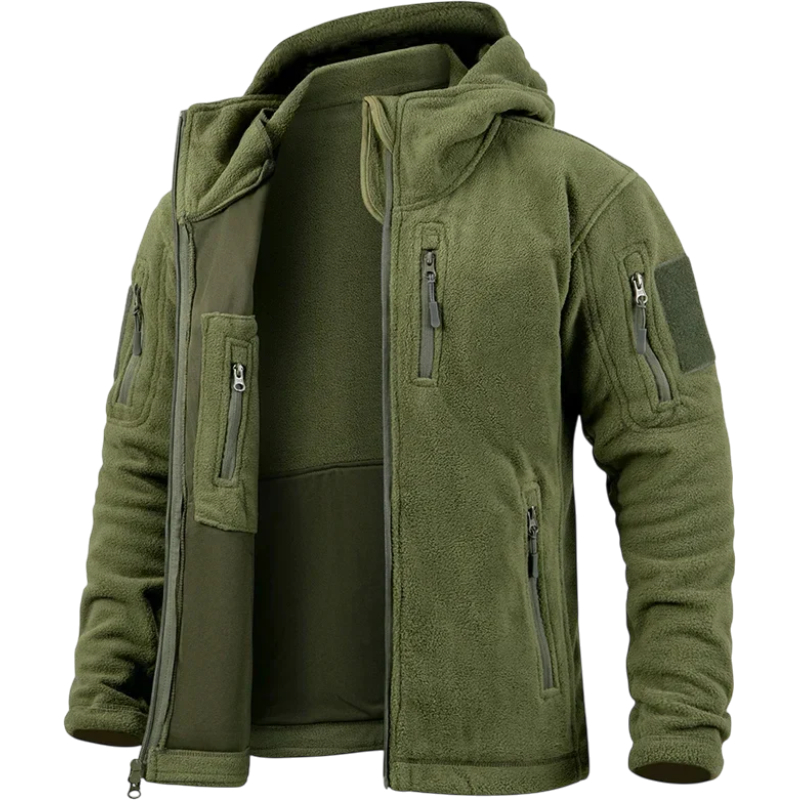 Men's Tactical Fleece Jacket — Full-Zip | clean product image | shopify:0 | bg-removed:store:800:shopify:0