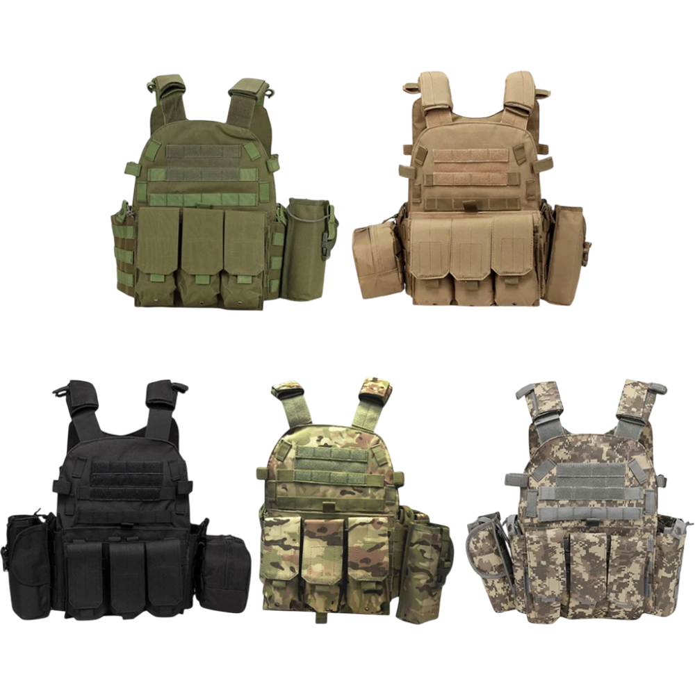 600D Nylon Tactical MOLLE Hunting Vest | clean product image | shopify:11 | bg-removed:store:1000:shopify:11