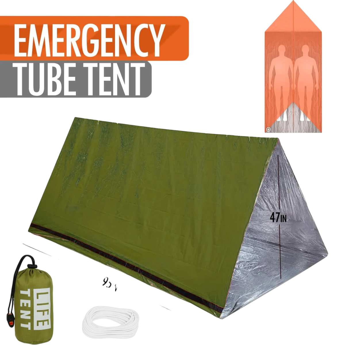 2-Person Emergency Mylar Tent | clean product image | shopify:12 | bg-removed:store:1200:shopify:12