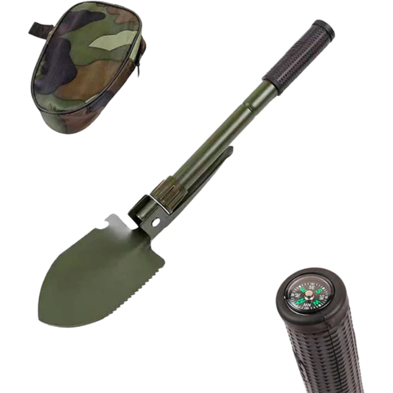 Foldable Engineer Shovel — Camping & Survival | clean product image | shopify:12 | bg-removed:store:800:shopify:12