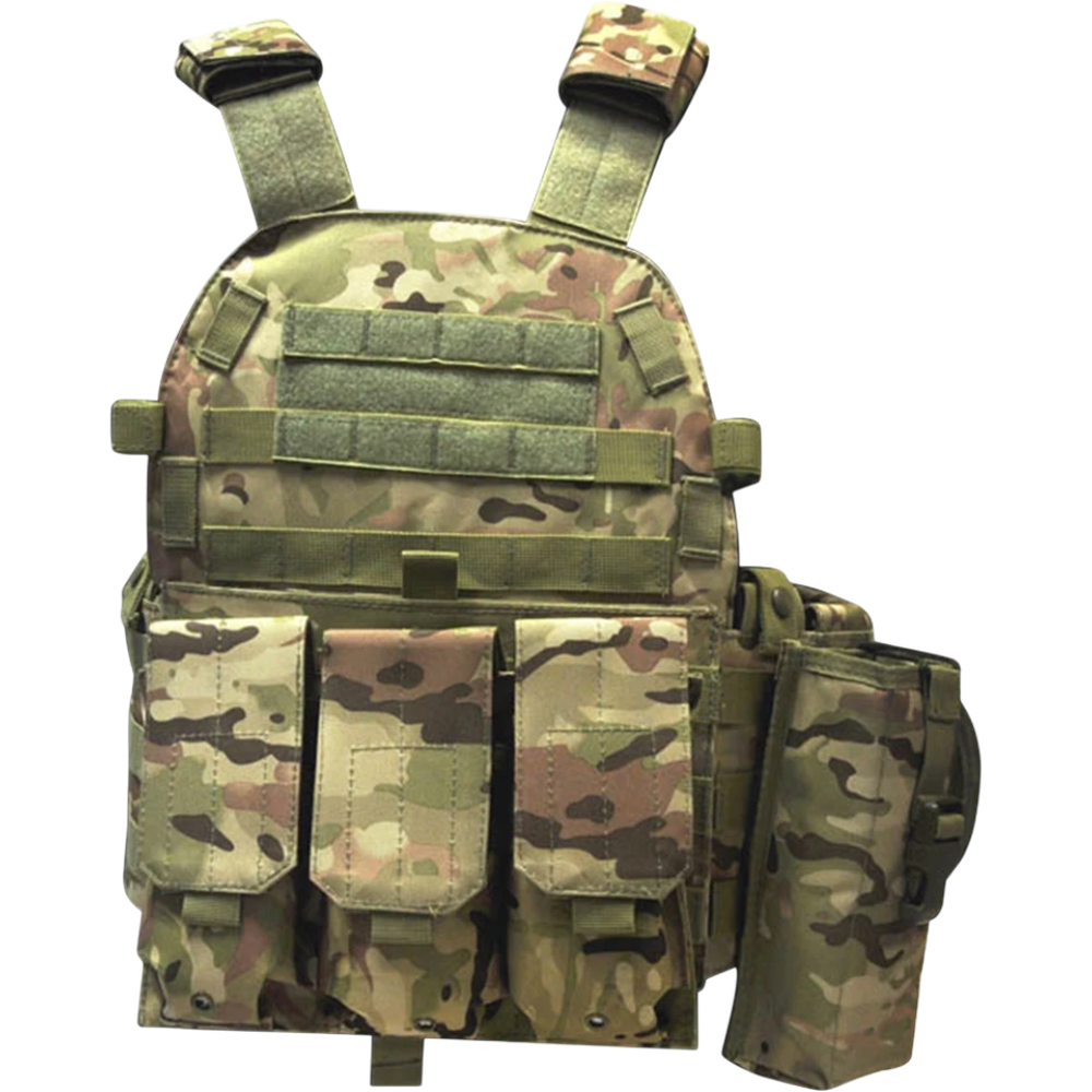 600D Nylon Tactical MOLLE Hunting Vest | clean product image | shopify:13 | bg-removed:store:1000:shopify:13