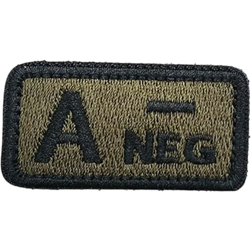 Blood Type Velcro Patch (A/B/AB/O) — 2.5×5 cm | clean product image | shopify:16 | bg-removed:store:800:shopify:16