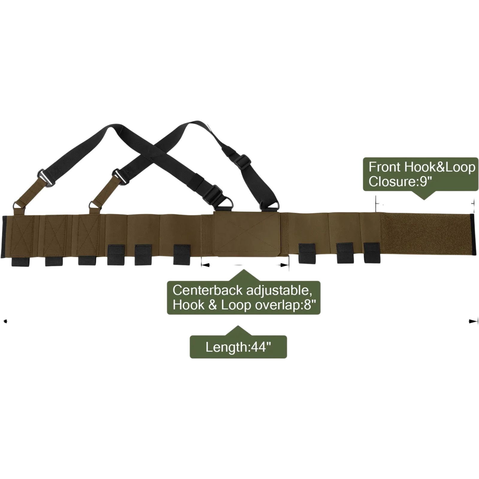 KRYDEX 5.56-Ready Low-Vis Chest Rig | clean product image | shopify:2 | bg-removed:store:1600:shopify:2
