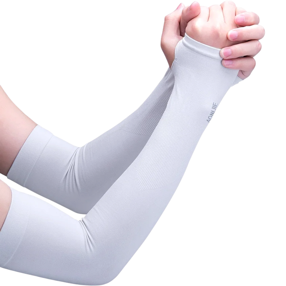 Cooling UV Arm Sleeves with Thumb Hole (Pair) | clean product image | shopify:3 | bg-removed:store:1000:shopify:3
