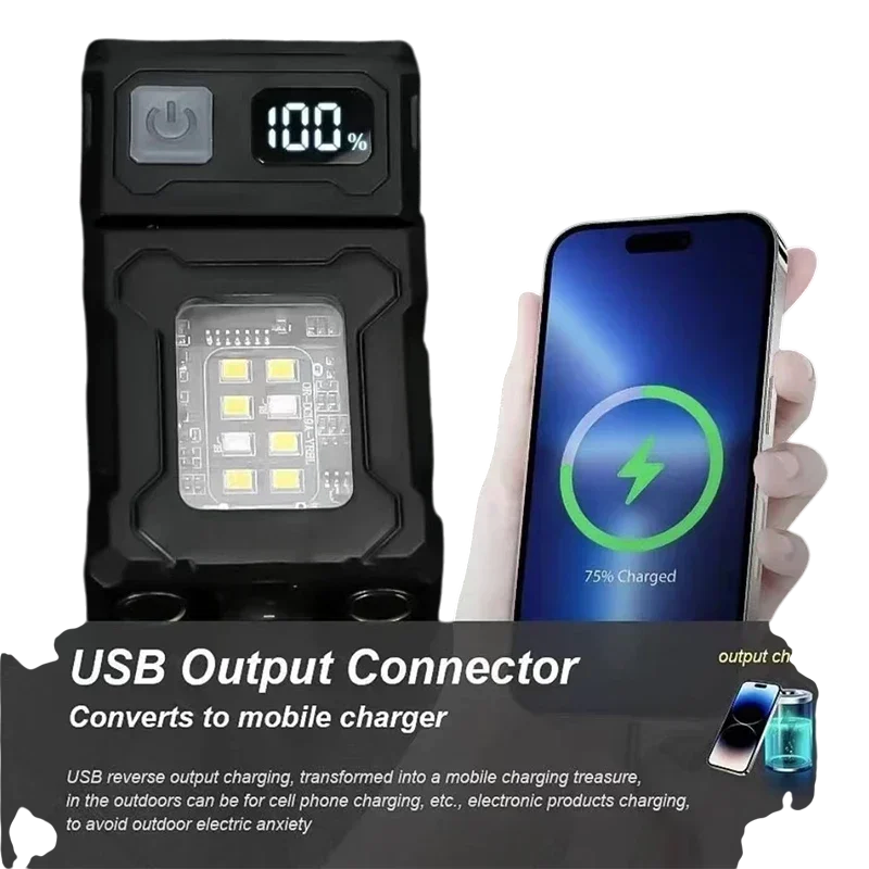 Mini USB-C Rechargeable COB Flashlight | clean product image | shopify:3 | bg-removed:store:800:shopify:3