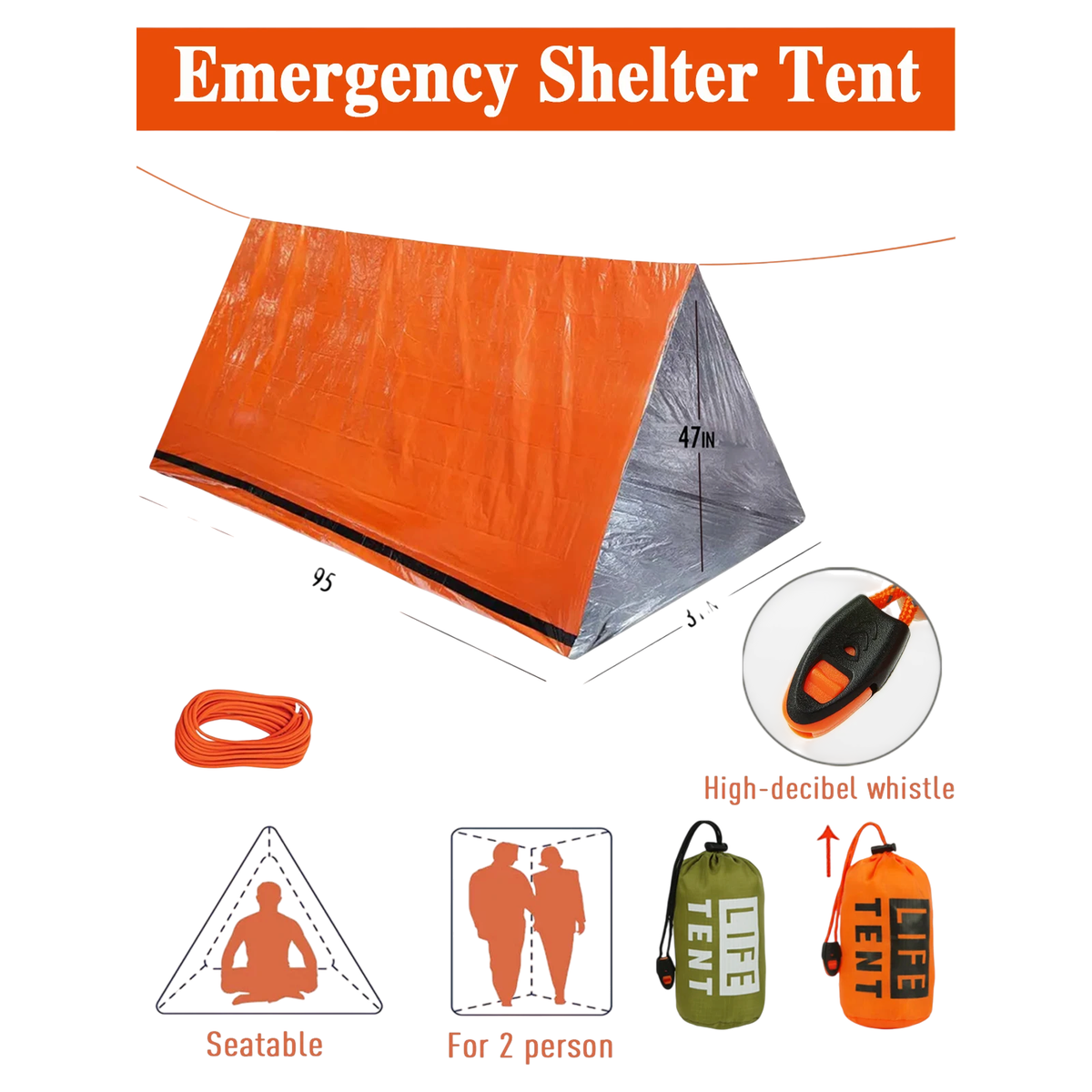 2-Person Emergency Mylar Tent | clean product image | shopify:6 | bg-removed:store:1200:shopify:6