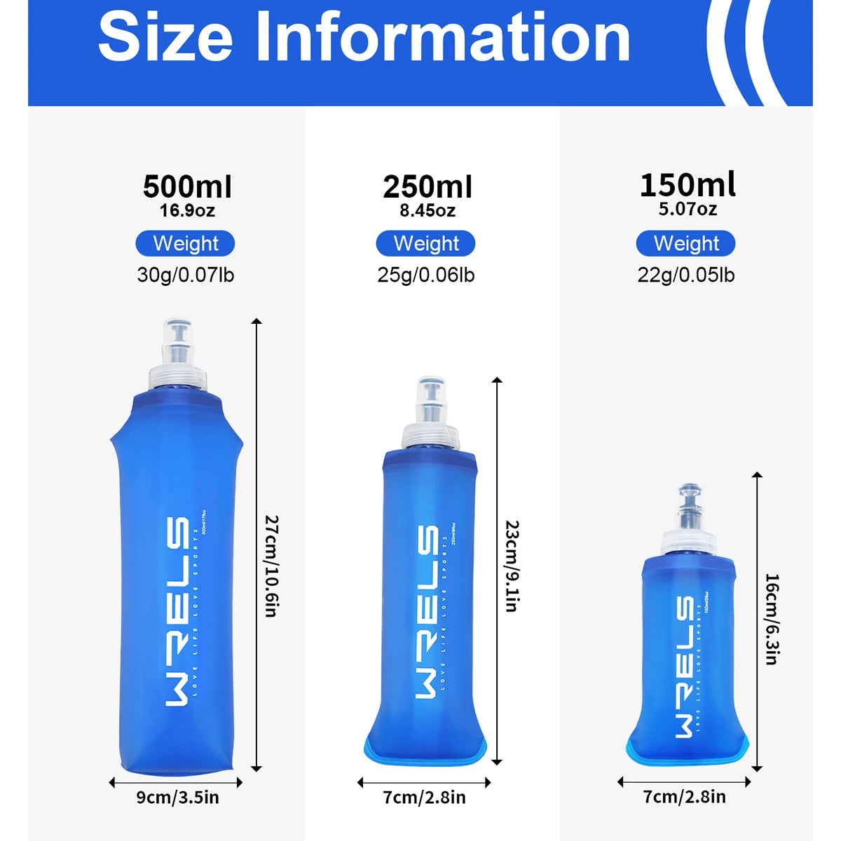 Collapsible TPU Soft Flask