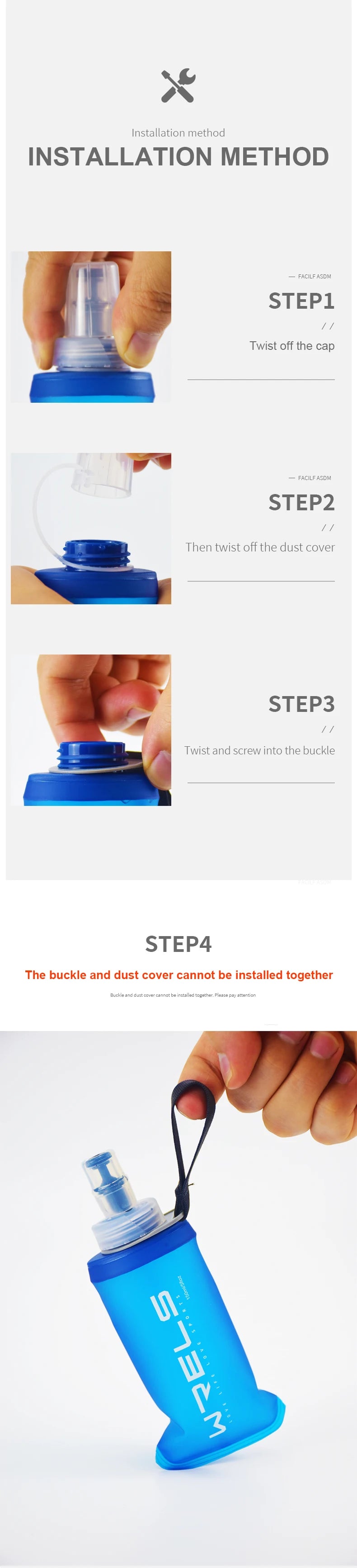 Collapsible TPU Soft Flask