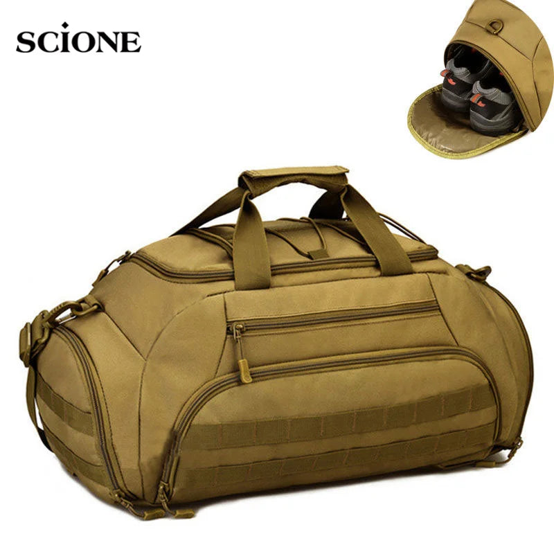 35/45l Tactical Gym Duffel Backpack Waterproof