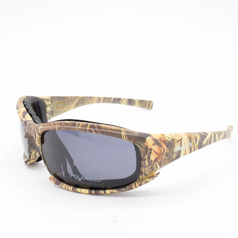 Tactical 4‑lens Polarized Sunglasses