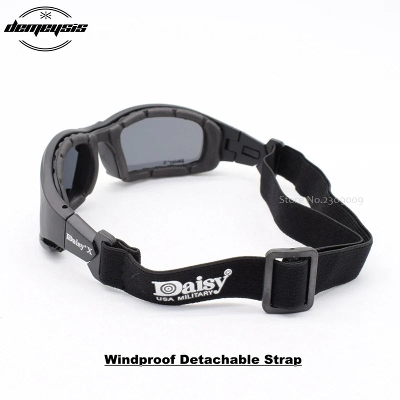 Tactical 4‑lens Polarized Sunglasses