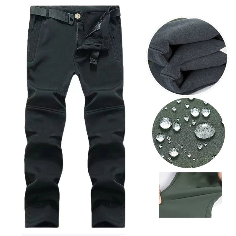 Men's Tactical Softshell Tracksuit, Fleece Lined