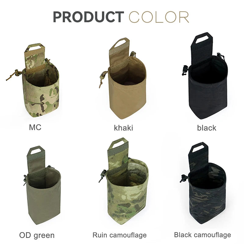 Foldable MOLLE Dump Pouch Mini Magazine Utility