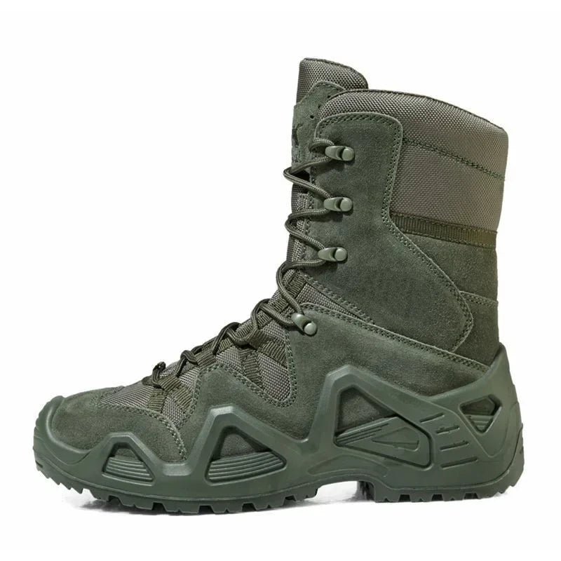 Men's Breathable Lace Up Tactical Hiking Boots