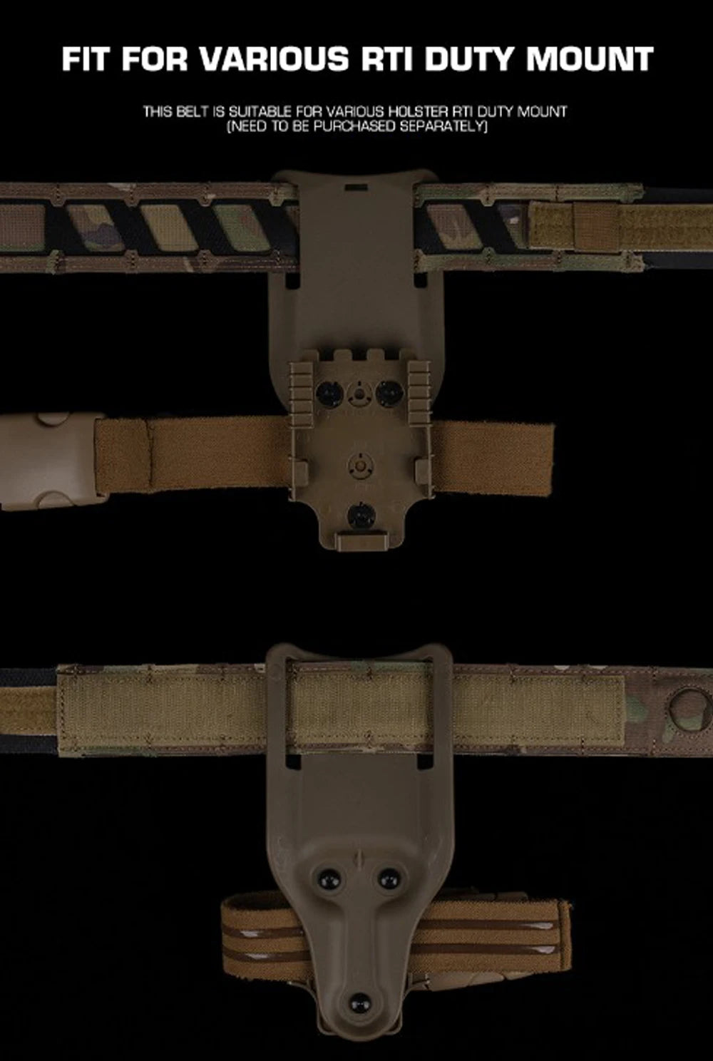 Magnetic Tactical Battle Belt Ranger Green