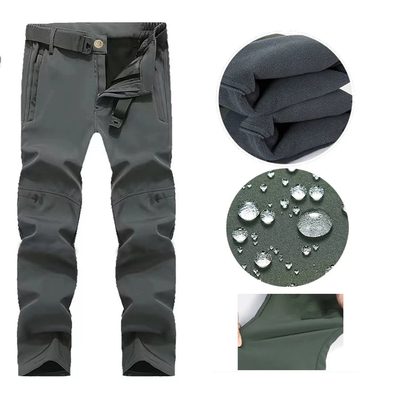 Men's Tactical Softshell Tracksuit, Fleece Lined