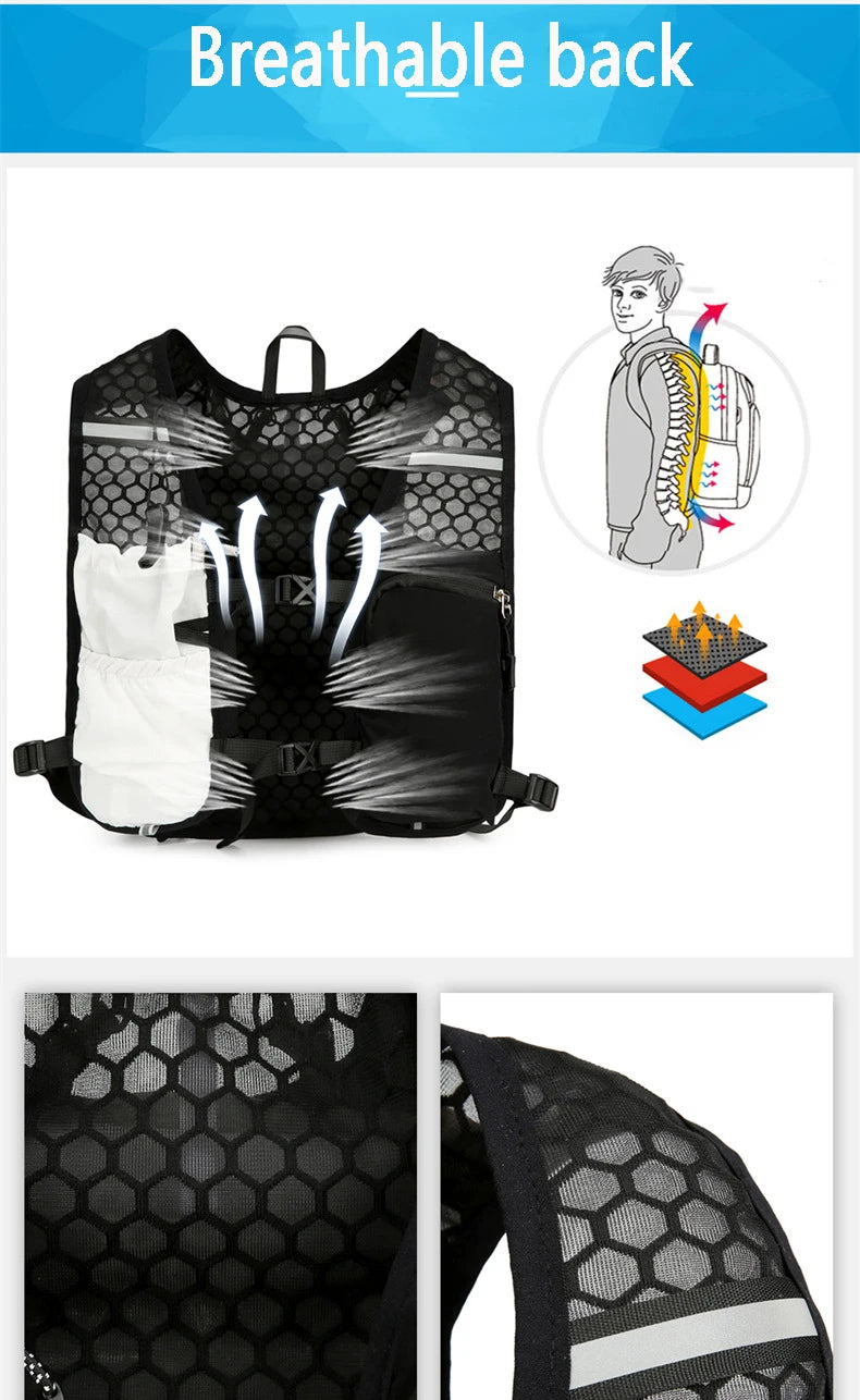 Reflective Hydration Vest Running & Cycling