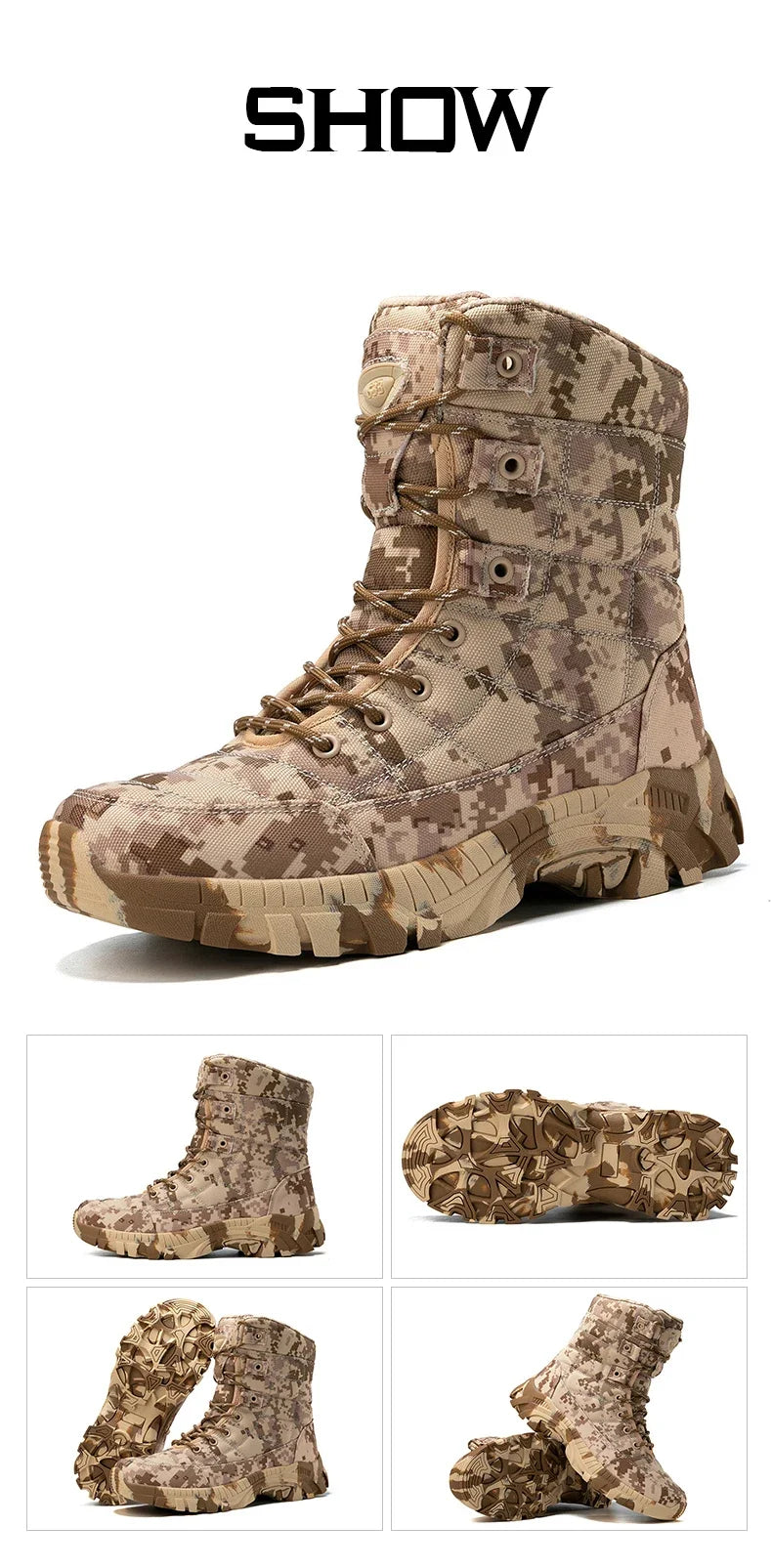 Men's Tactical Ankle Hiking Boots