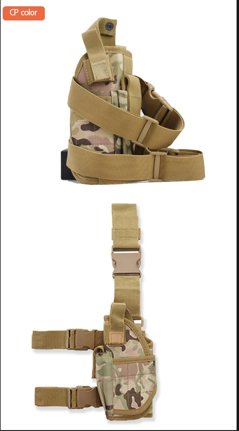 Right Hand Tactical Thigh Pistol Holster