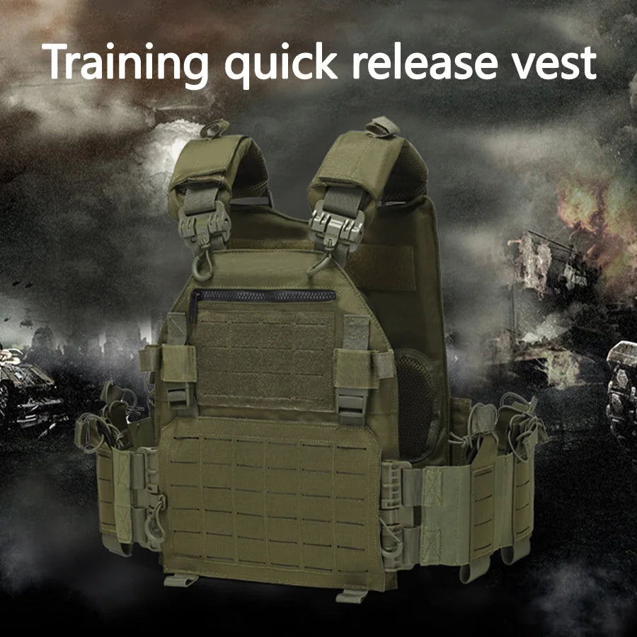 MOLLE Tactical Training Vest Waterproof quick-release