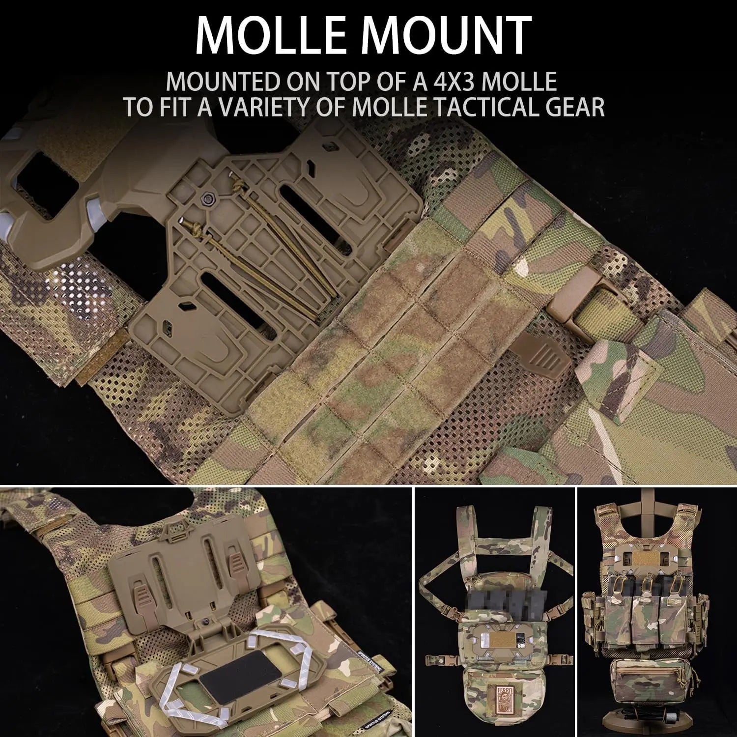MOLLE Folded Navigation Board Phone Holder
