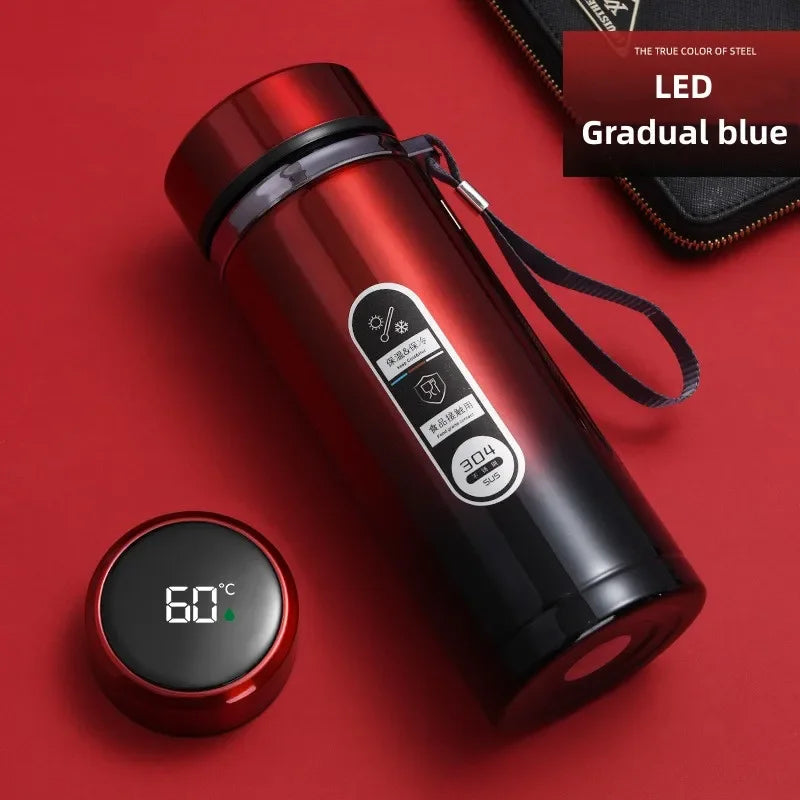 LED Temperature Stainless Steel Thermos