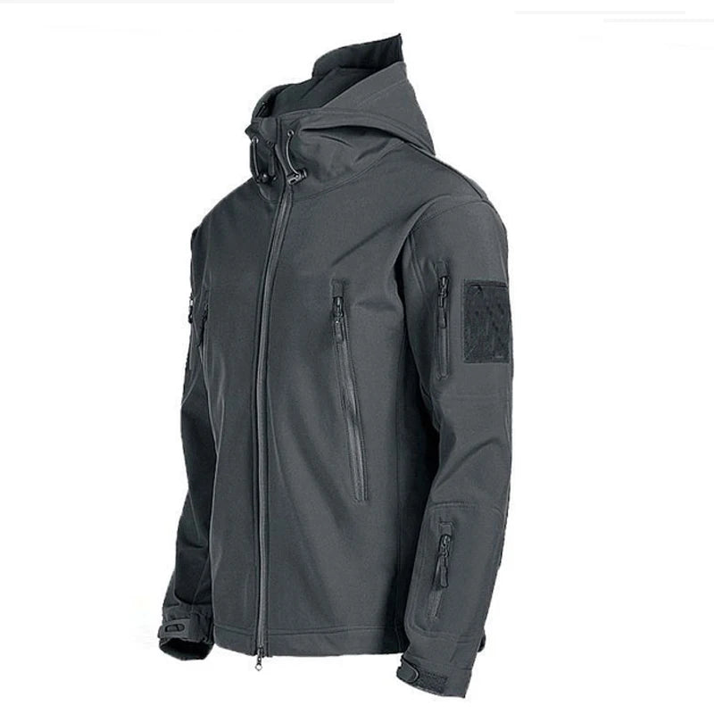 Men's Tactical Softshell Tracksuit, Fleece Lined