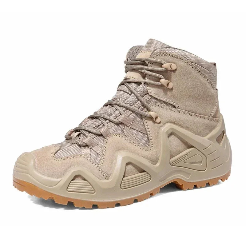 Men's Breathable Lace Up Tactical Hiking Boots