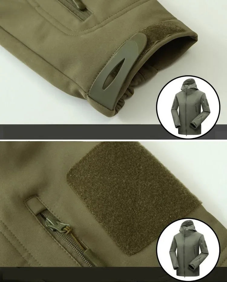 Men's Tactical Waterproof 4 Piece Jacket & Pants Set