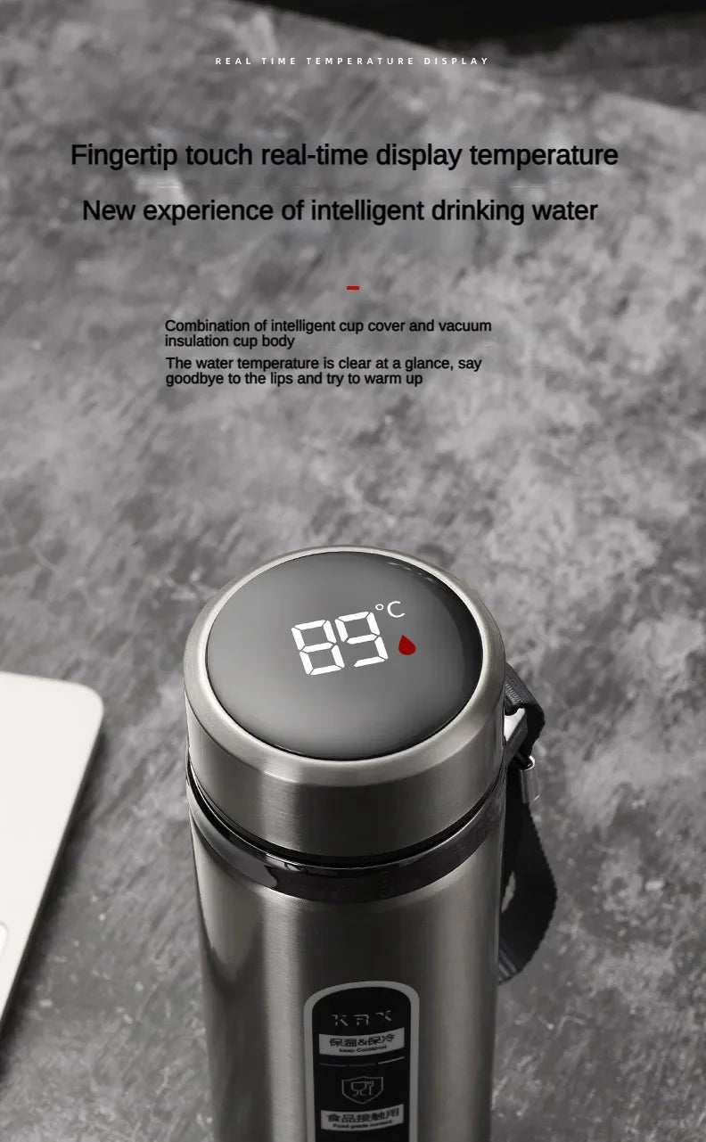 LED Temperature Stainless Steel Thermos