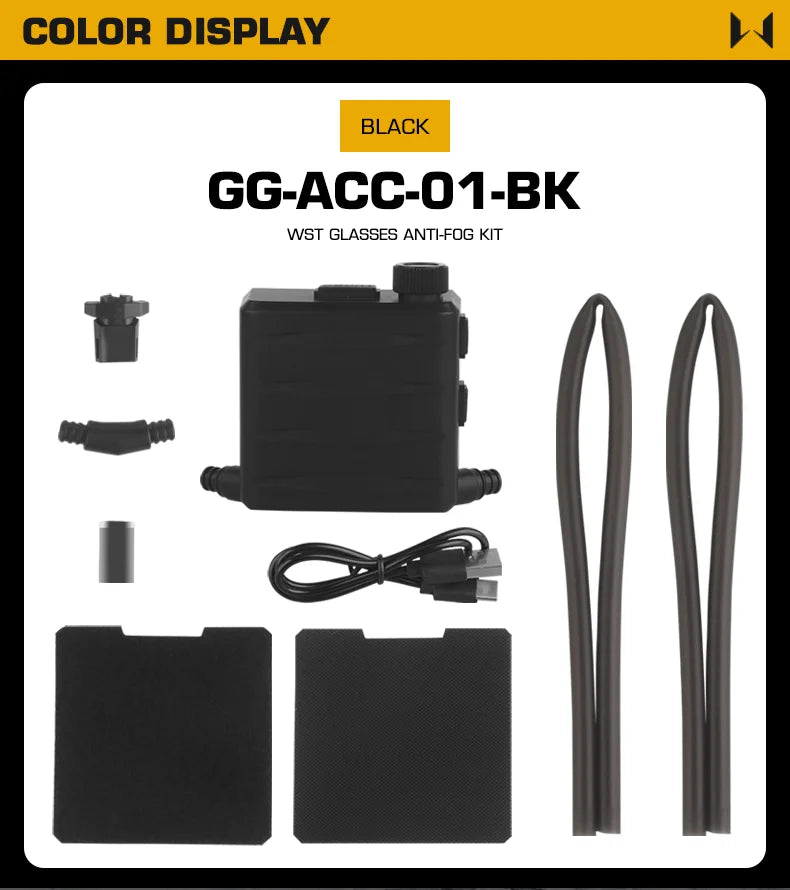 Tactical Goggle Defogger Fan Kit