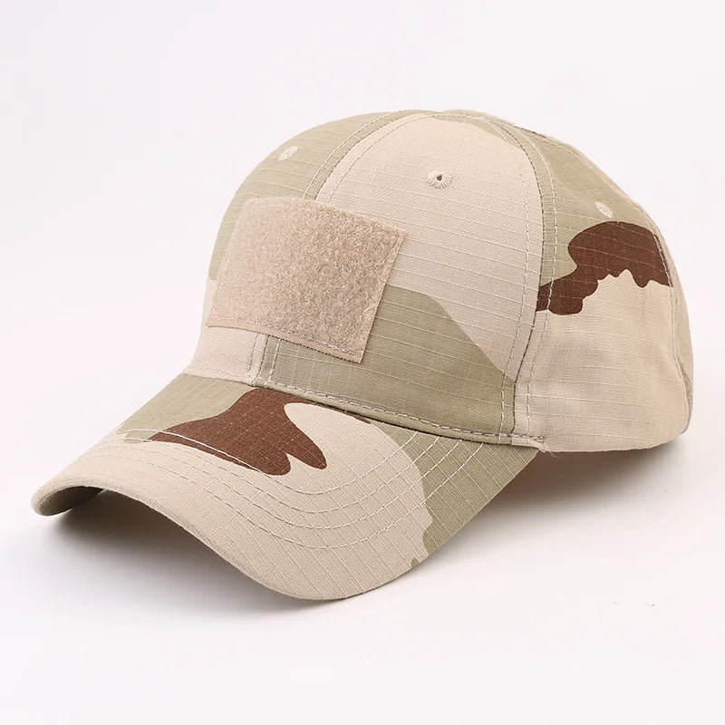 Camouflage Mesh Snapback Cap Adjustable Unisex
