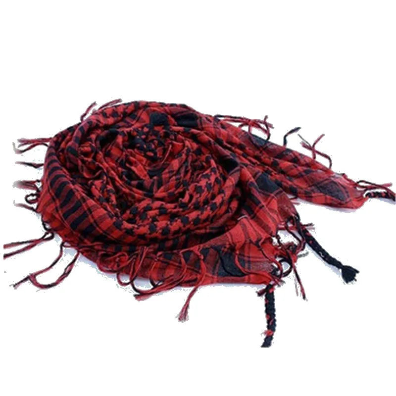 Lightweight Plaid Tactical Scarf Unisex