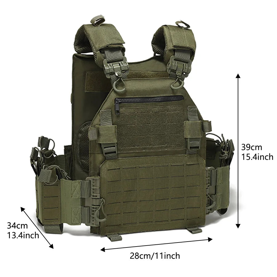 MOLLE Tactical Training Vest Waterproof quick-release