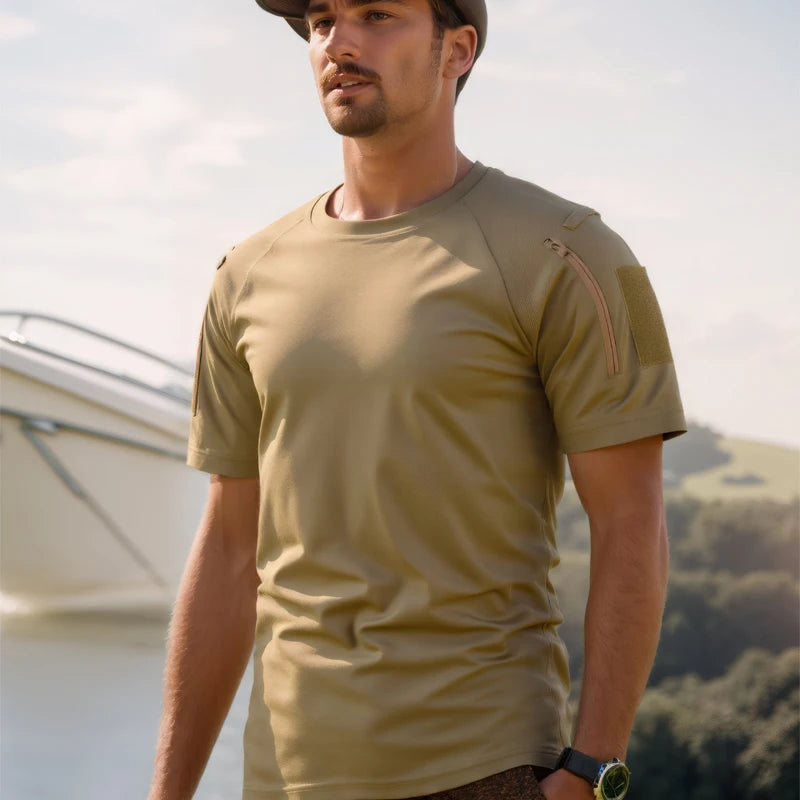 Men's Quick Dry O Neck Outdoor Tee