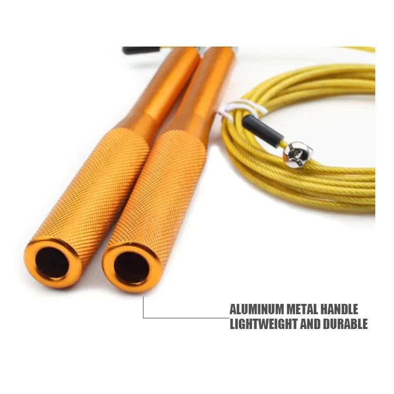 Adjustable Speed Jump Rope with Aluminum Handles