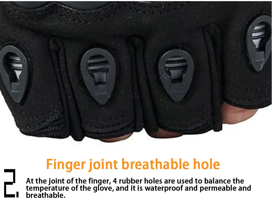 Hard Knuckle Fingerless Tactical Gloves (wrist Length)