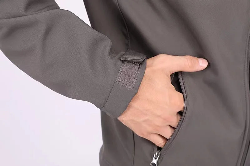Men's Tactical Softshell Tracksuit, Fleece Lined