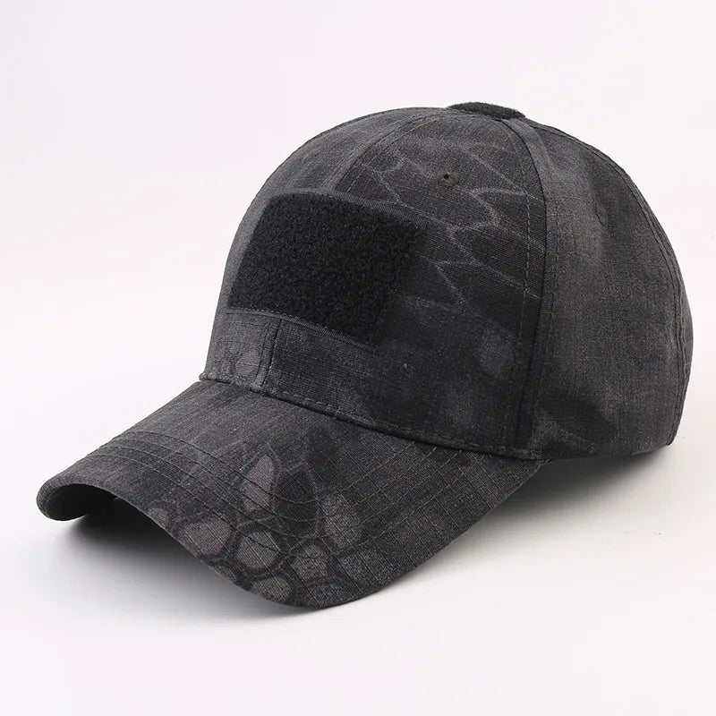 Camouflage Mesh Snapback Cap Adjustable Unisex