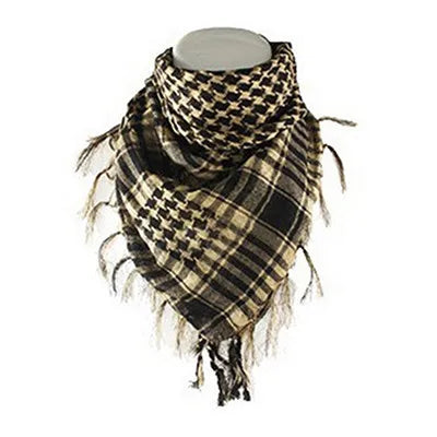 Lightweight Plaid Tactical Scarf Unisex