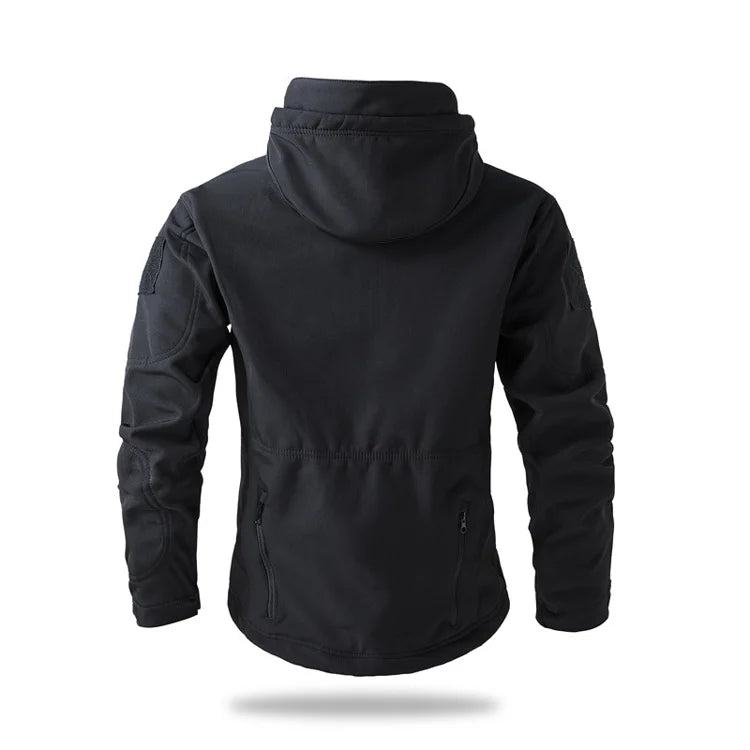 Men's Shark Skin Softshell Tactical Jacket Camo