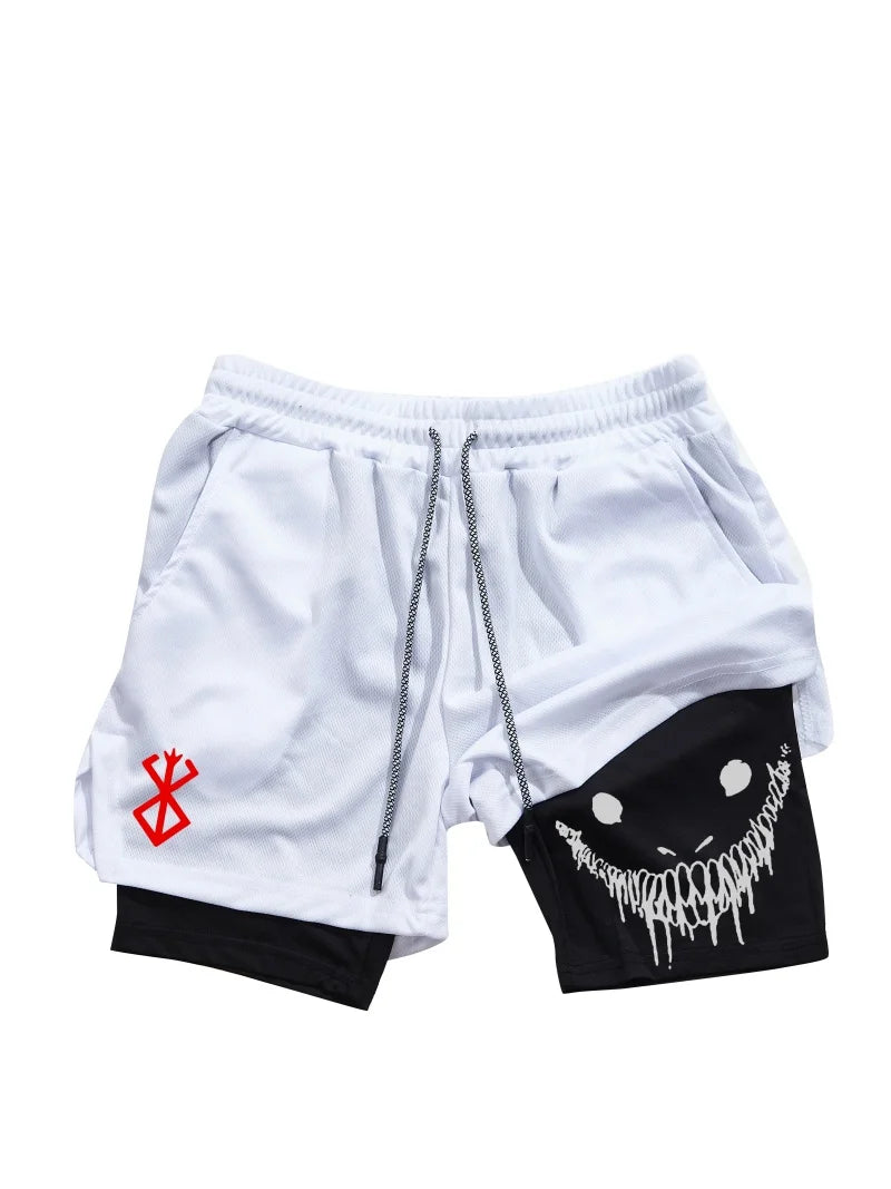 2 in 1 Men's Sports Shorts