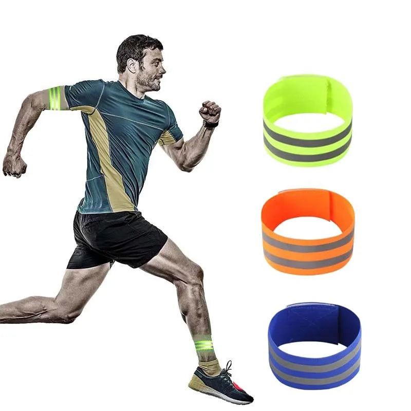 Reflective Running Armband 2 Pack (wrist & Ankle)
