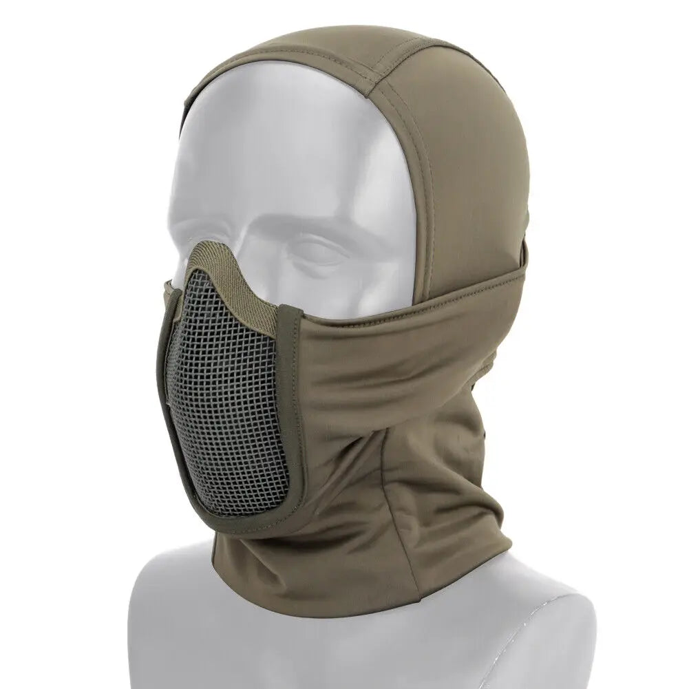 Tactical Mesh Half Face Balaclava