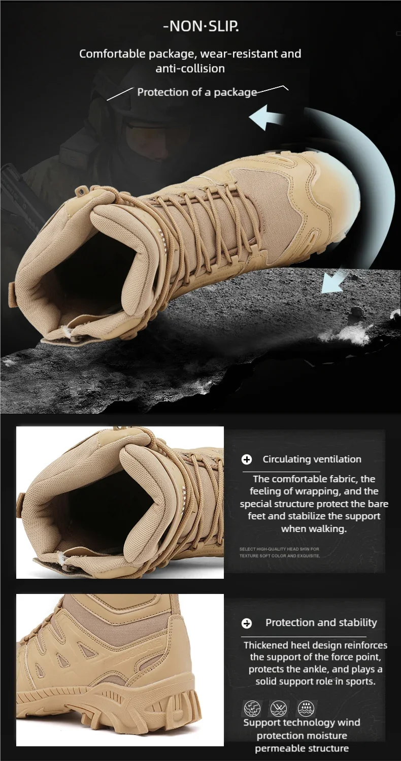Men's High Top Hiking Boots