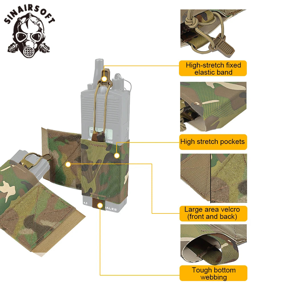 Wingman V2 Elastic Radio & Mag Pouch (pair)