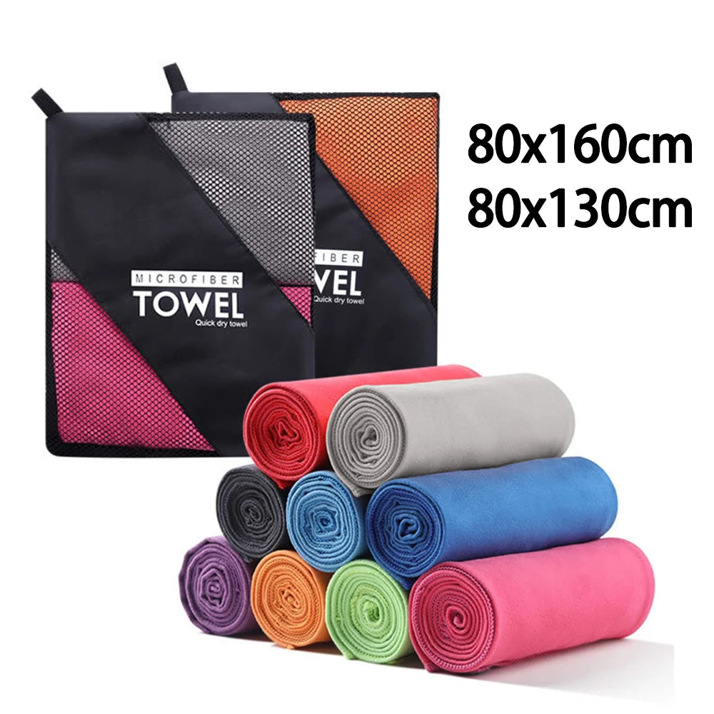Quick Dry Microfiber Sports Towel 40×80 & 80×160 Cm